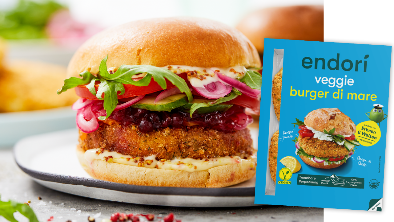 endori veggie burger di mare endori veggie burger di mare