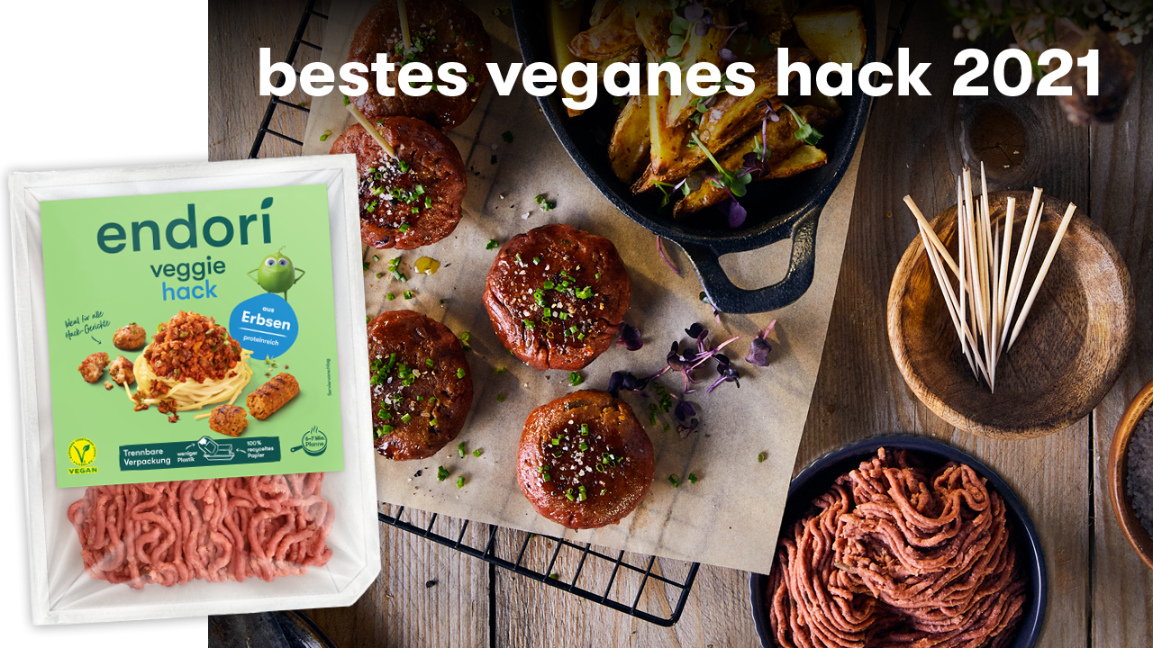 Vegane Hackbällchen mit endori veggie hack