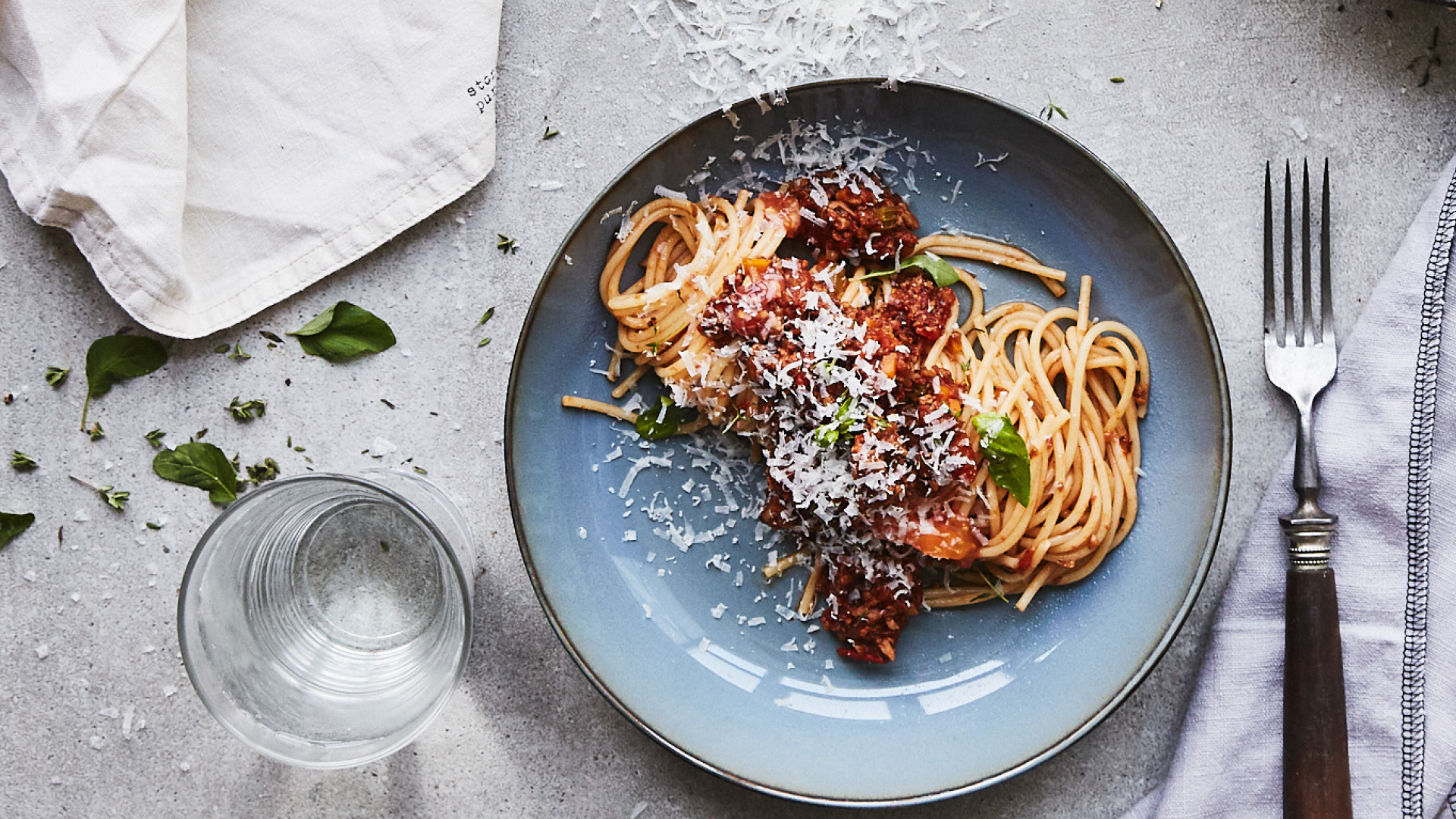 Spaghetti Bolognese mit endori veggie hack