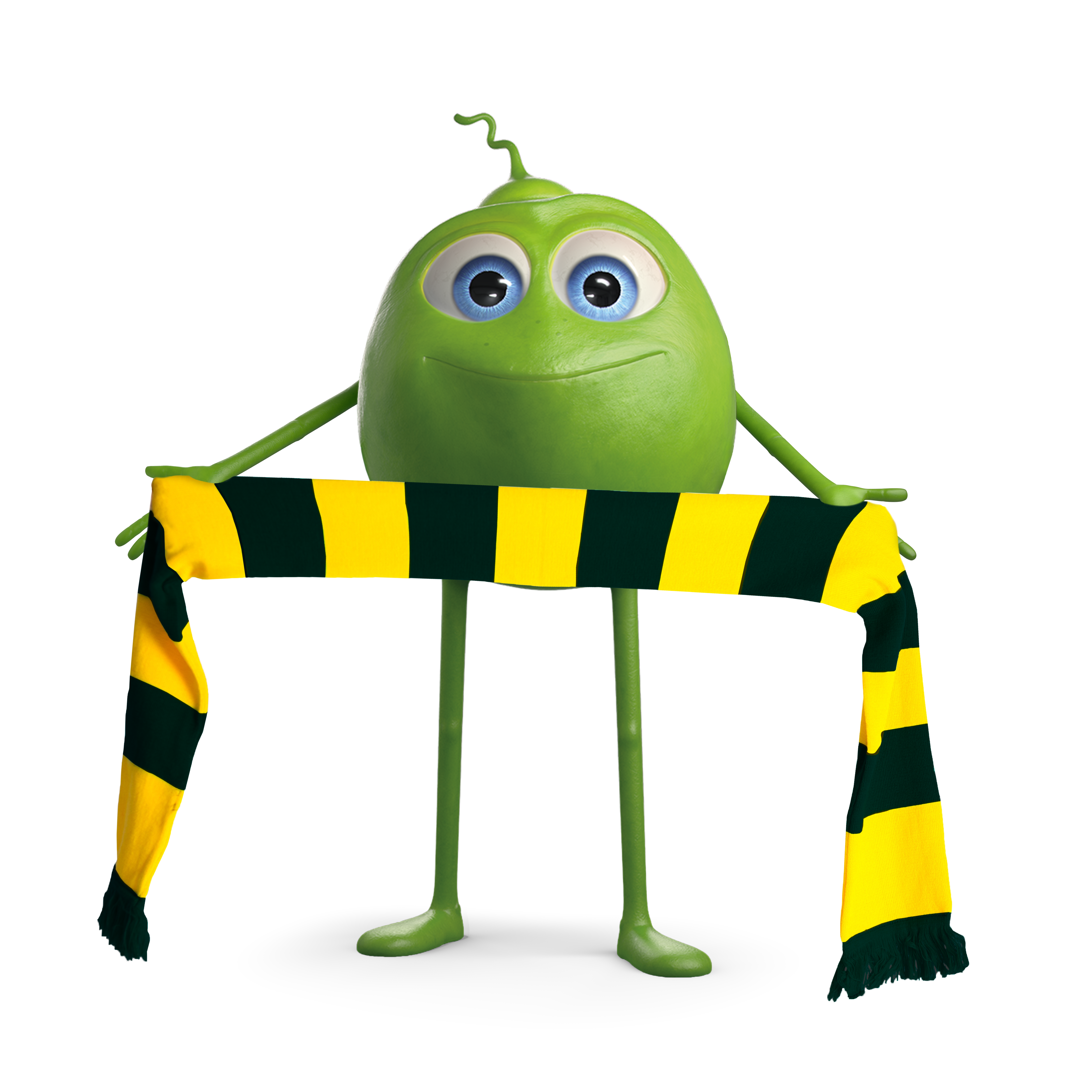 endori Erbse mit BVB Schal endori Erbse mit BVB Schal