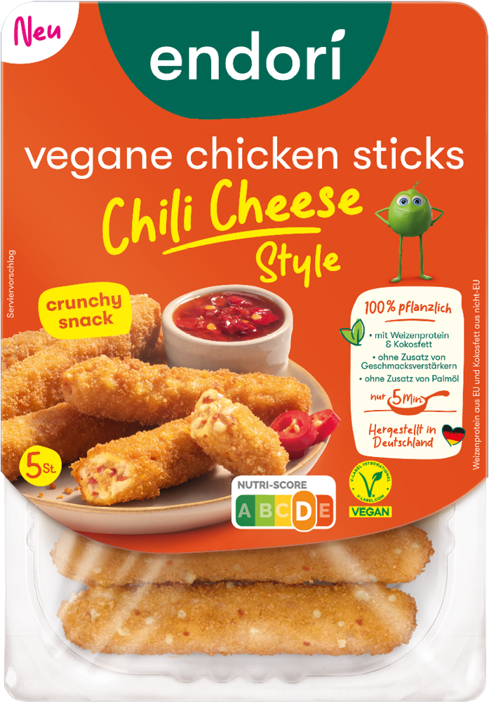 Packshot Chicken Sticks Chili Cheese ohne Rand Small Packshot Chicken Sticks Chili Cheese ohne Rand Small