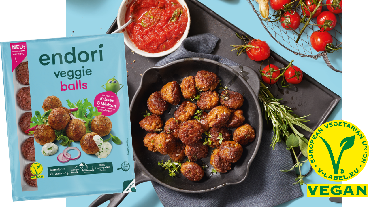 endori veggie balls Fleischbällchen endori veggie balls Fleischbällchen