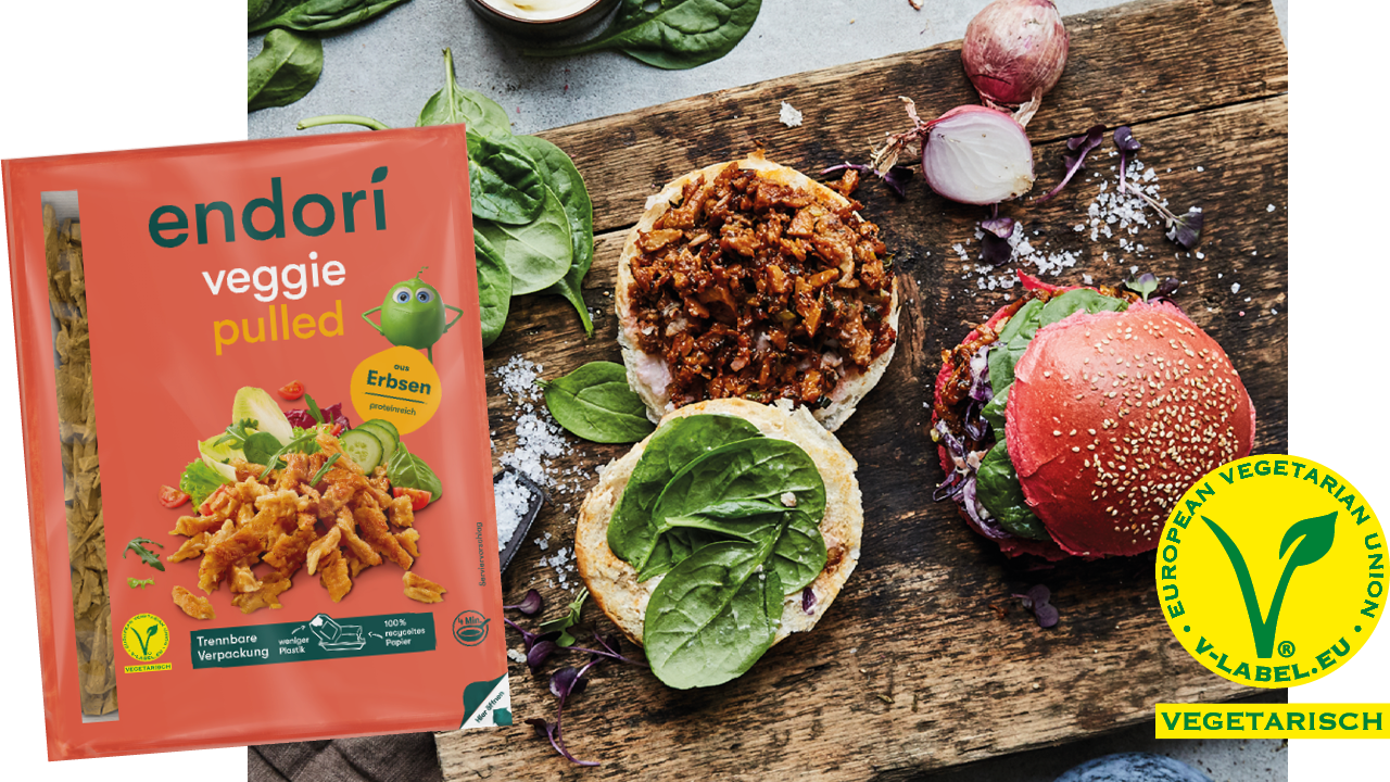 endori veggie pulled Serviervorschlag endori veggie pulled Serviervorschlag