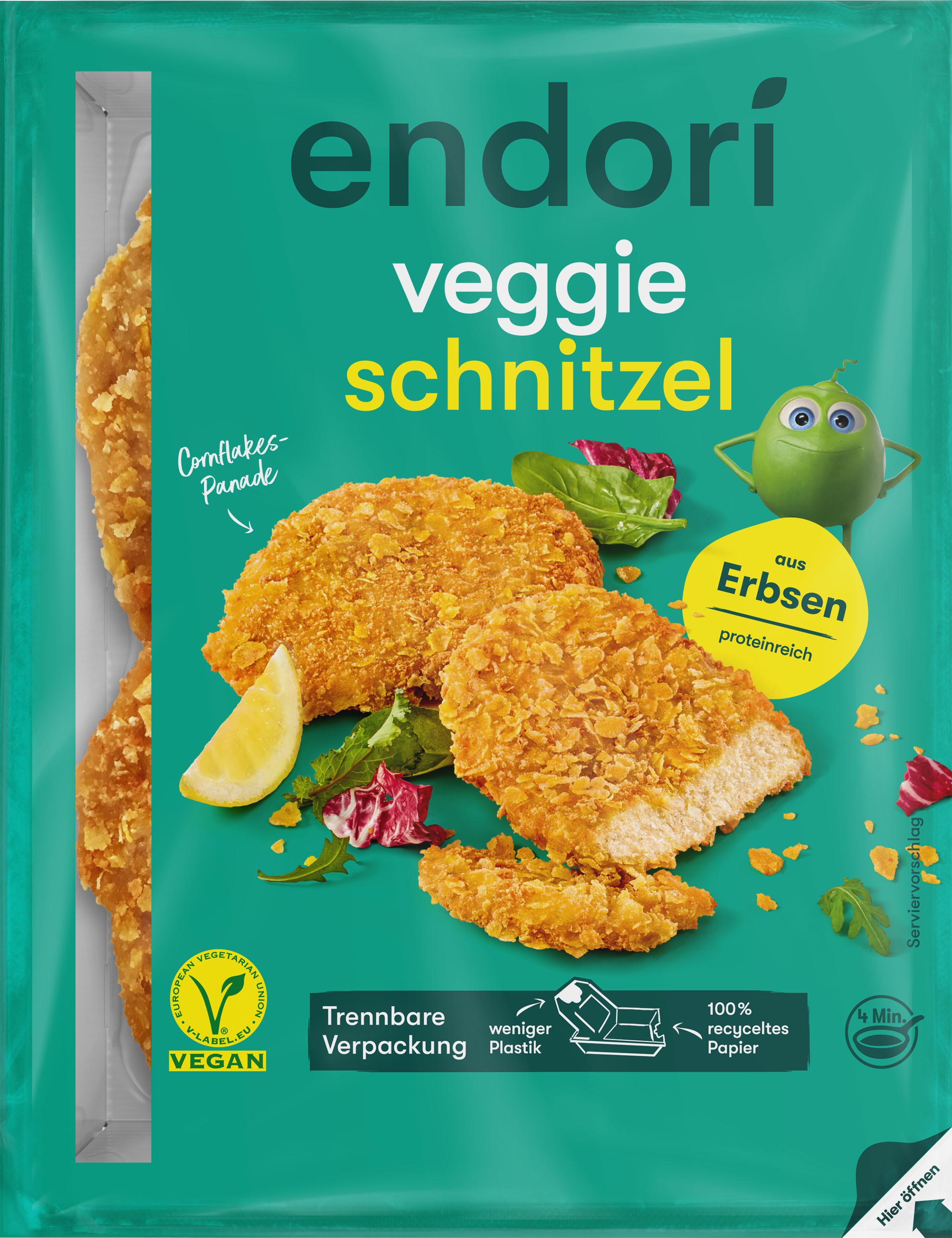 Schnitzelpfanne with endori veggie schnitzel | endori
