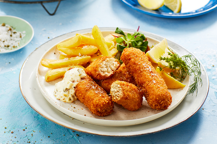 endori veggie sticks di mare mit Pommes und Dip endori veggie sticks di mare mit Pommes und Dip
