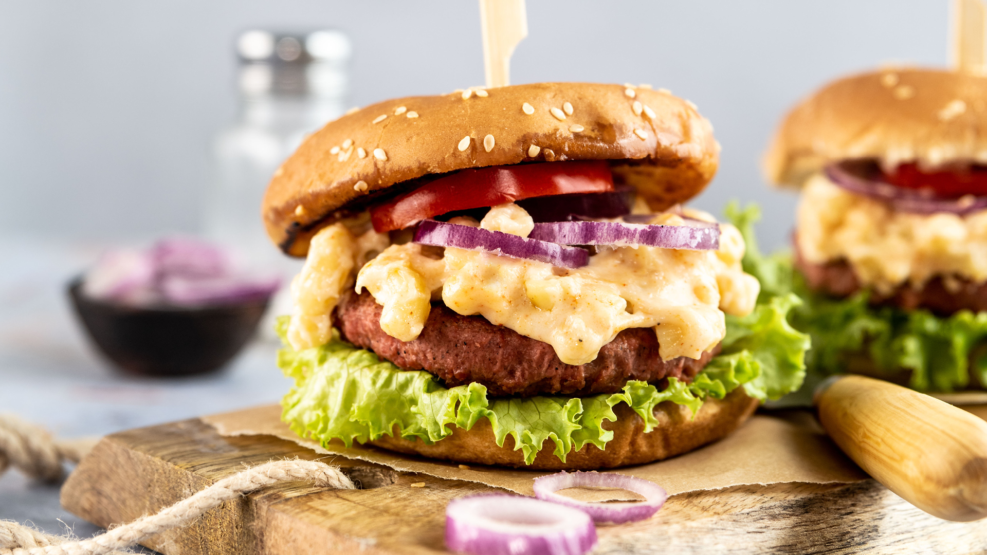 Mac & Cheese Burger mit endori veggie best burger Mac & Cheese Burger mit endori veggie best burger