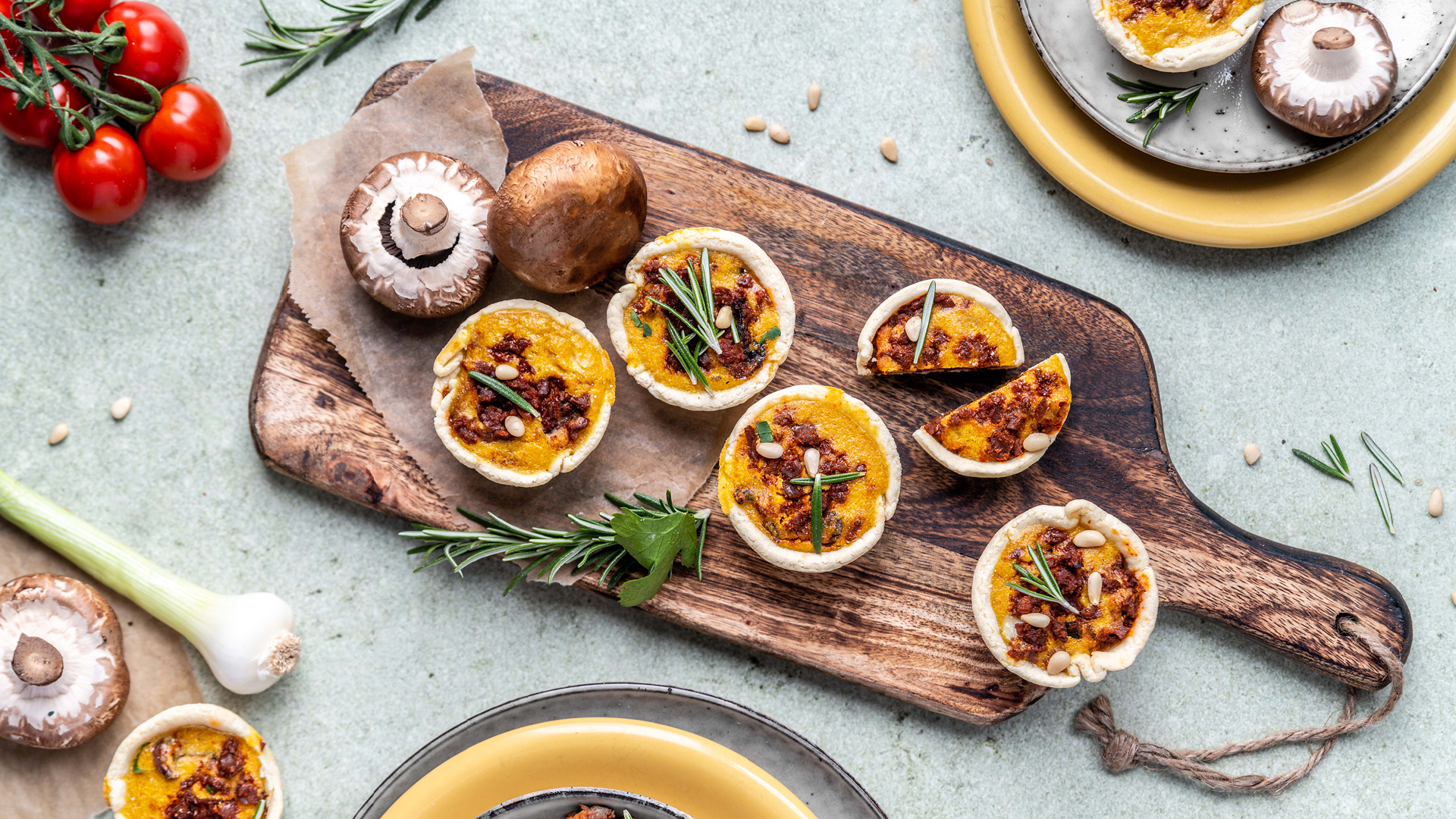 Mini Quiche mit endori veggie hack Mini Quiche mit endori veggie hack