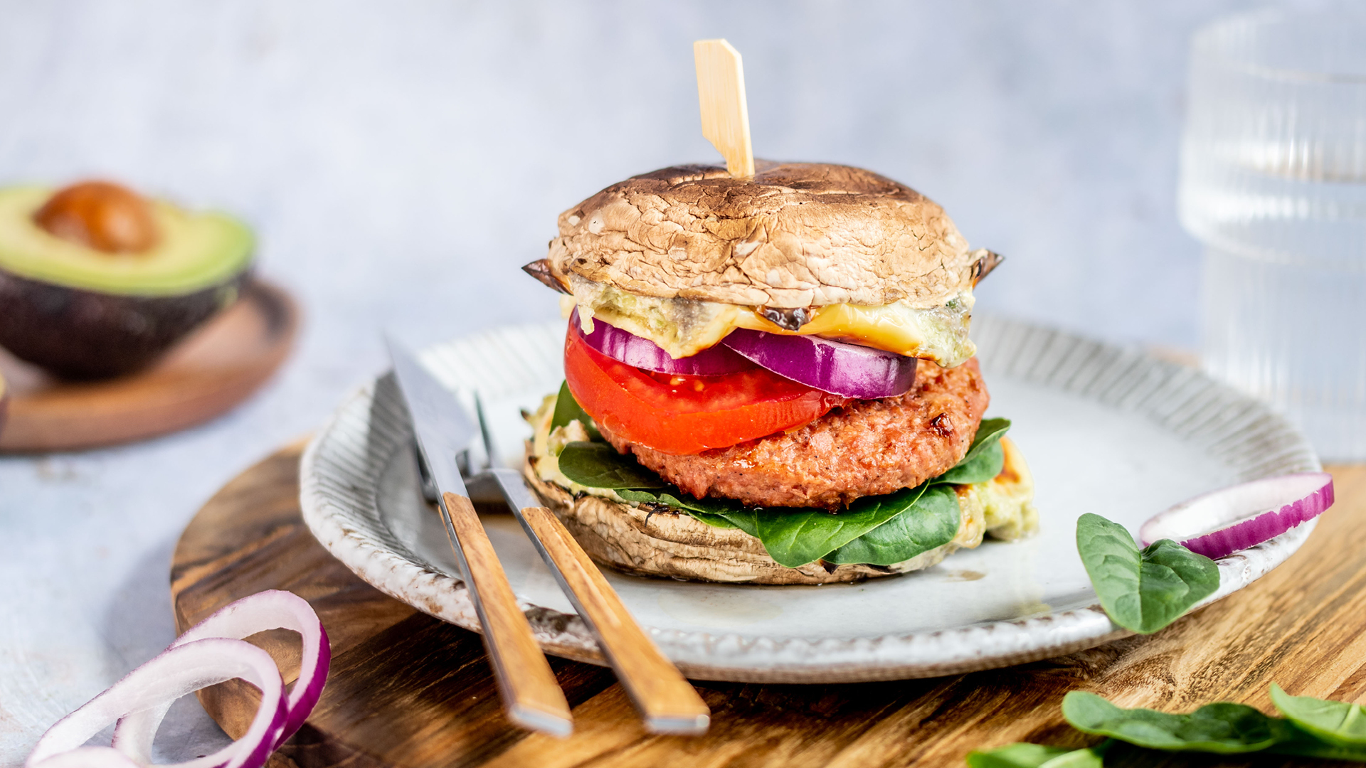 Pilzburger mit endori veggie best burger