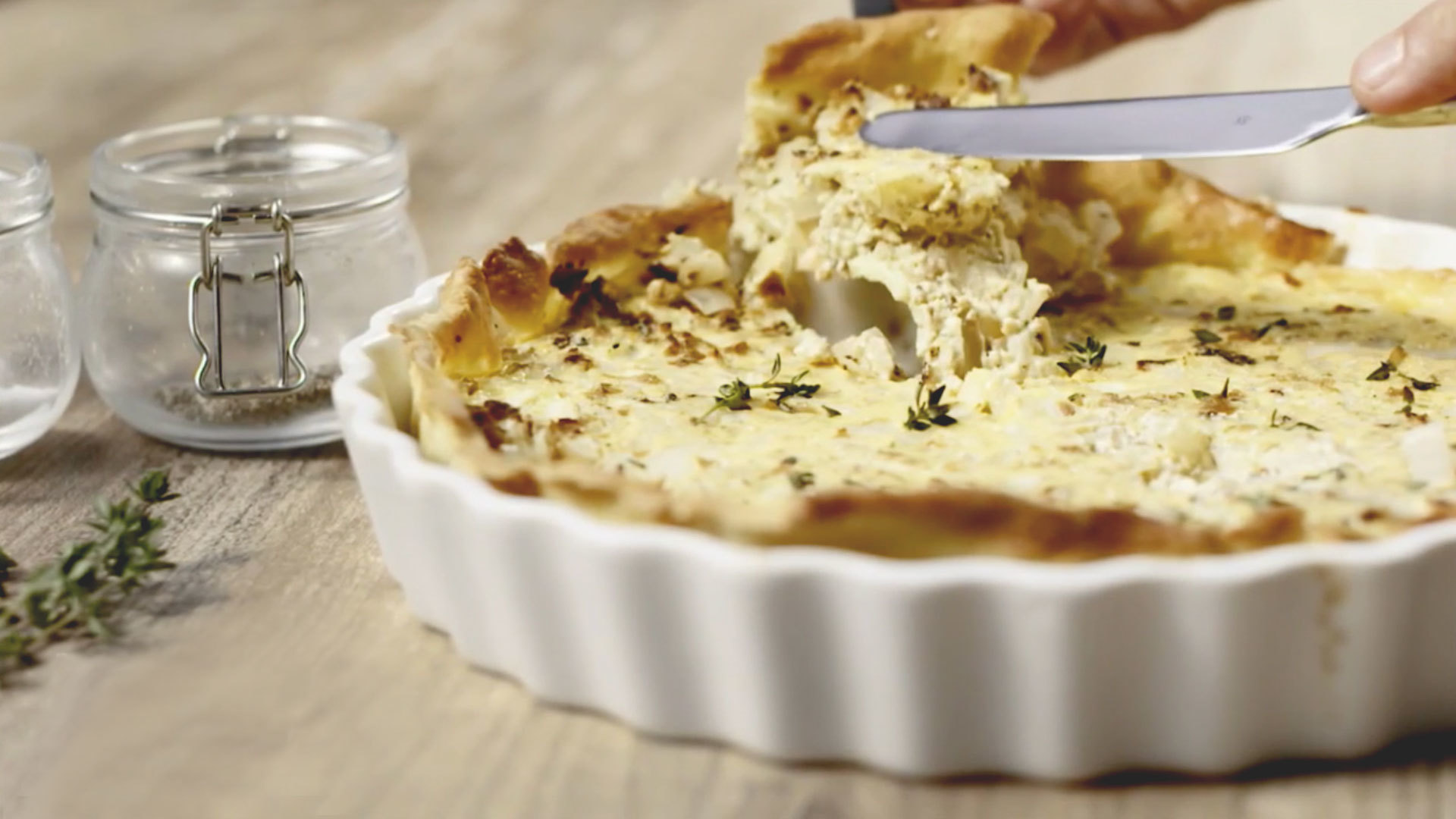 Zwiebelkuchen mit endori veggie hack