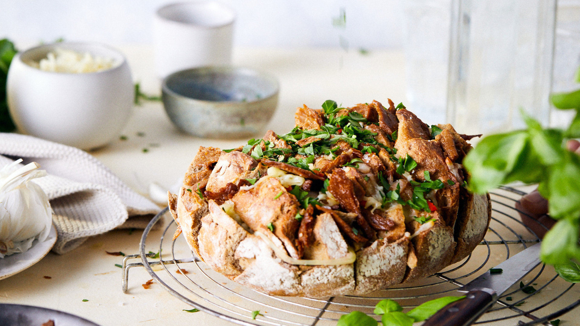 endori Knuspriges Zupfbrot Rezept endori Knuspriges Zupfbrot Rezept