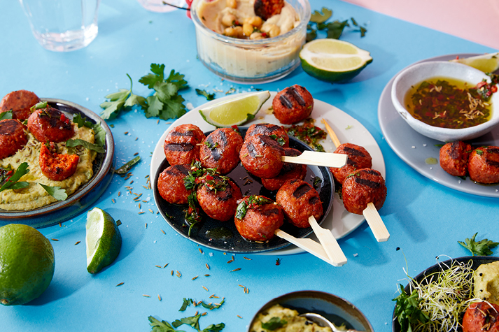 endori veggie balls mit Hummus endori veggie balls mit Hummus